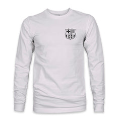 Barcelona 1863FC Back Team Arch Long Sleeve T-Shirt - Gray on sale