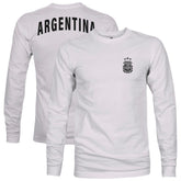 Argentina National Team 1863FC Back Team Arch Long Sleeve T-Shirt - Gray shop