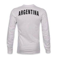 Argentina National Team 1863FC Back Team Arch Long Sleeve T-Shirt - Gray shop