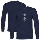 Tottenham Hotspur 1863FC Mono Badge Long Sleeve T-Shirt - Navy for sale