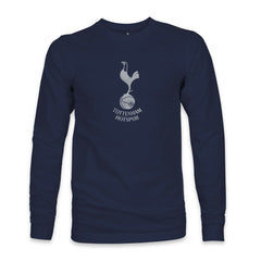 Tottenham Hotspur 1863FC Mono Badge Long Sleeve T-Shirt - Navy for sale