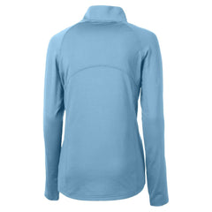 St. Louis Cardinals Cutter & Buck Women's Raglan Adapt Eco Knit Stretch Recycled Half-Zip Top - Powder Blue
