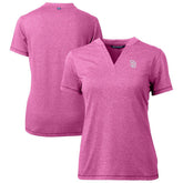 San Diego Padres Cutter & Buck Forge Heathered Stretch Blade Top - Light Pink