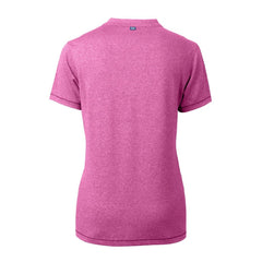 San Diego Padres Cutter & Buck Forge Heathered Stretch Blade Top - Light Pink