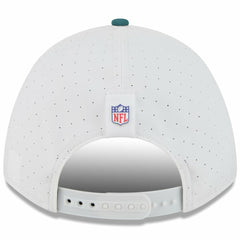 Philadelphia Eagles New Era Youth 2025 NFL Training Camp A-Frame 9FORTY Adjustable Hat - White/Midnight Green outlet