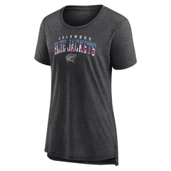 Columbus Blue Jackets Women's Proud Tri-Blend T-Shirt Gray