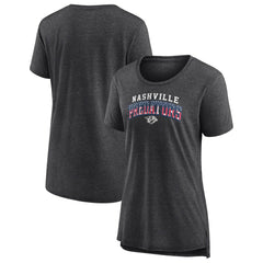 Nashville Predators Women's Proud Tri-Blend T-Shirt Gray