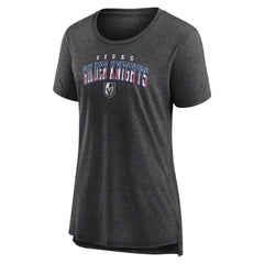 Vegas Golden Knights Women's Proud Tri-Blend T-Shirt Gray