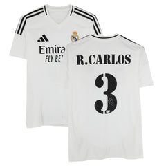 Roberto Carlos Real Madrid Autographed 2024-25 White Home Jersey - BAS | Fanatics online