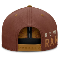 New York Rangers Fanatics Fall Leaves Acreage Snapback Hat Brown