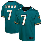 Brian Thomas Jr. Jacksonville Jaguars Youth Alternate 2 Prowler Throwback Game Jersey - Teal | Nike sale