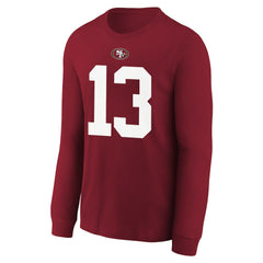 Brock Purdy San Francisco 49ers Youth Player Name & Number Long Sleeve T-Shirt - Scarlet | Nike online