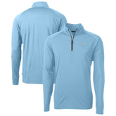 Tampa Bay Buccaneers Cutter & Buck Raglan Adapt Eco Knit Stretch Recycled Quarter-Zip Top - Powder Blue on sale