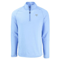 Tampa Bay Buccaneers Cutter & Buck Peshastin Eco Fleece Recycled Raglan Quarter-Zip Top - Powder Blue cheap