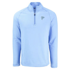 Atlanta Falcons Cutter & Buck Peshastin Eco Fleece Recycled Raglan Half-Zip Top - Powder Blue cheap