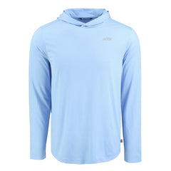 New York Jets Men's Cutter & Buck Coastline Epic Comfort Eco Recycled Men's Hooded Shirt - Powder Blue for sale