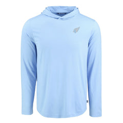 Arizona Cardinals Men's Cutter & Buck Coastline Epic Comfort Eco Recycled Men's Hooded Shirt - Powder Blue online