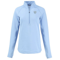 Chicago Bears Cutter & Buck Women's Peshastin Eco Fleece Recycled Half-Zip Top - Powder Blue outlet