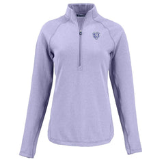 Chicago Bears Cutter & Buck Women's Peshastin Eco Fleece Recycled Half-Zip Top - Purple online