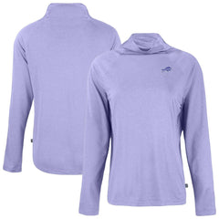 Buffalo Bills Cutter & Buck Women's Coastline Epic Comfort Eco Recycled Funnel Neck Pullover Top - Lavender discount