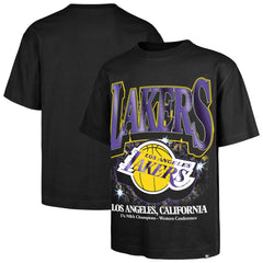 Los Angeles Lakers '47 Past Champs Collection Flashbulb Foundation T-Shirt - Black | 47 brand online