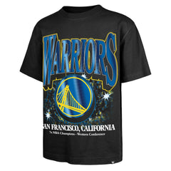 Golden State Warriors '47 Past Champs Collection Flashbulb Foundation T-Shirt sale - Black | 47 brand online