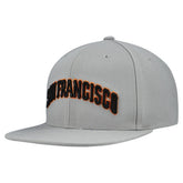 San Francisco Giants Cooperstown Collection Basic Flip Snapback Hat - Gray | Mitchell & Ness