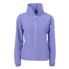 Las Vegas Raiders Cutter & Buck Women's Charter Eco Recycled Full-Zip Jacket - Purple online