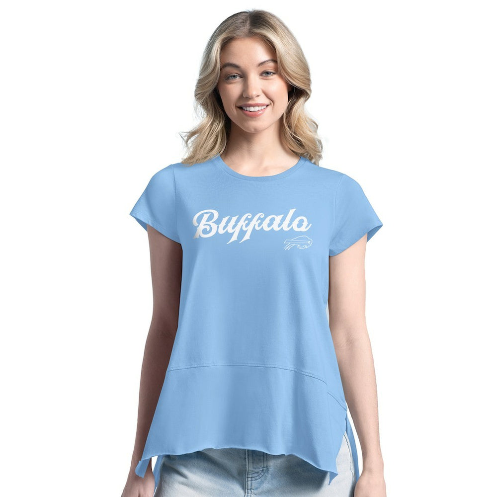 Buffalo Bills Margaritaville Women's Gametime Is Paradise T-Shirt - Blue on sale