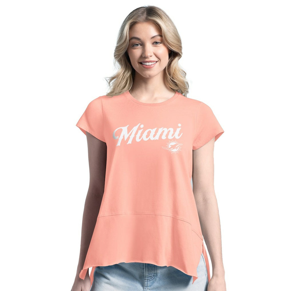 Miami Dolphins Margaritaville Women's Gametime Is Paradise T-Shirt - Pink cheap