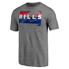 Buffalo Bills Square Off Tri-Blend T-Shirt - Heather Gray discount