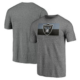 Las Vegas Raiders Square Off Tri-Blend T-Shirt - Heather Gray online
