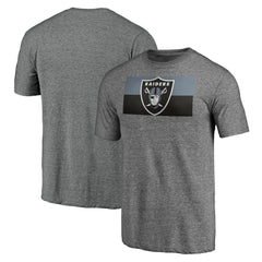 Las Vegas Raiders Square Off Tri-Blend T-Shirt - Heather Gray online