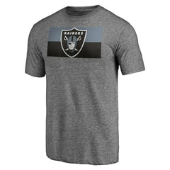Las Vegas Raiders Square Off Tri-Blend T-Shirt - Heather Gray online