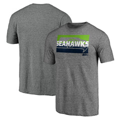 Seattle Seahawks Square Off Tri-Blend T-Shirt - Heather Gray for sale