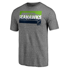 Seattle Seahawks Square Off Tri-Blend T-Shirt - Heather Gray for sale