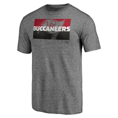 Tampa Bay Buccaneers Square Off Tri-Blend T-Shirt - Heather Gray sale