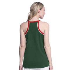 Minnesota Wild G-III 4Her by Carl Banks Women's Curveball Racerback Scoop Neck Slub Tank Top Green