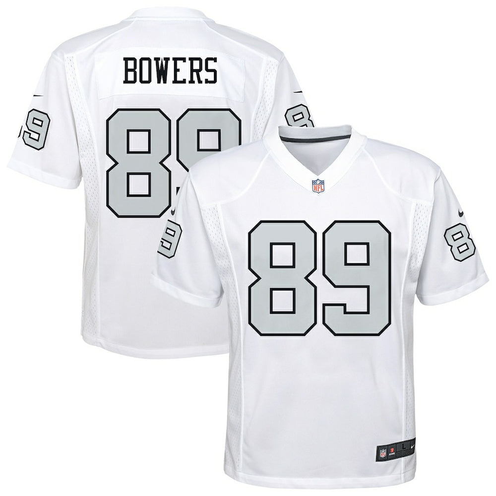 Brock Bowers Las Vegas Raiders Youth Alternate Game Jersey - White | Nike cheap