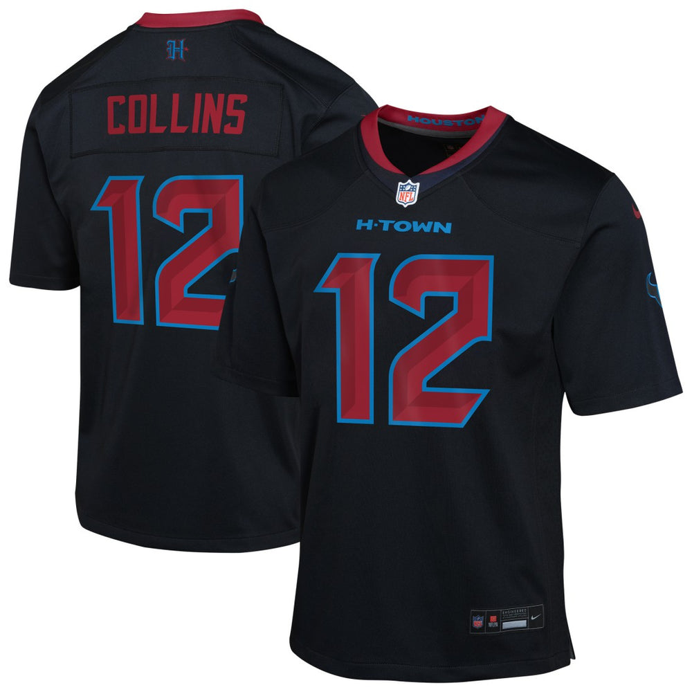 Nico Collins Houston Texans Youth Alternate Game Jersey - Navy | Nike cheap