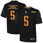 Jayden Daniels Washington Commanders Youth Alternate Game Jersey - Black | Nike cheap