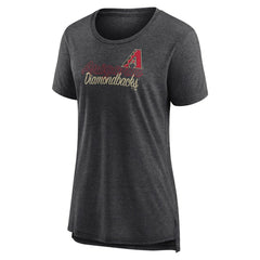 Arizona Diamondbacks Women's Practice Time Tri-Blend T-Shirt - Gray