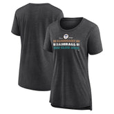 Arizona Diamondbacks Women's Power Swing Tri-Blend T-Shirt - Gray