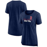 Boston Red Sox Women's Practice Time Tri-Blend T-Shirt - Navy