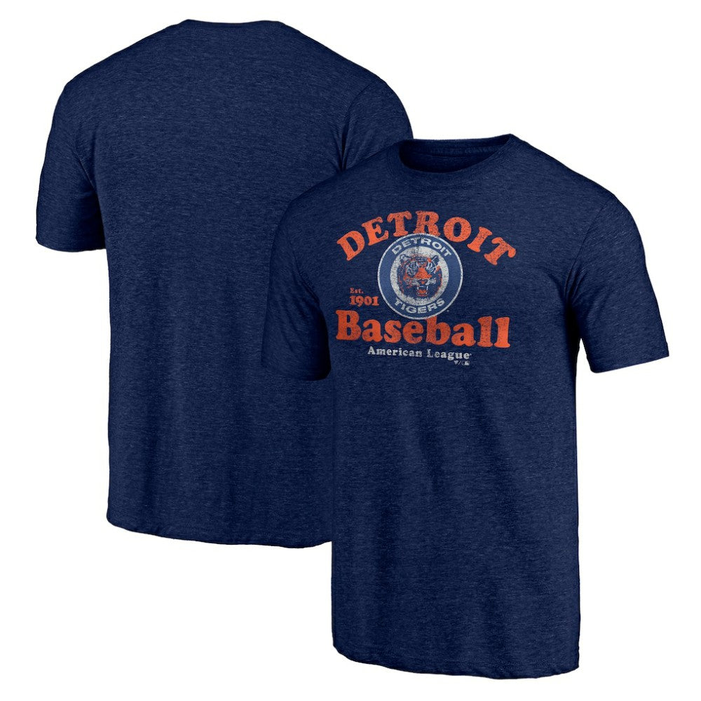Detroit Tigers Our Game Tri-Blend T-Shirt - Navy