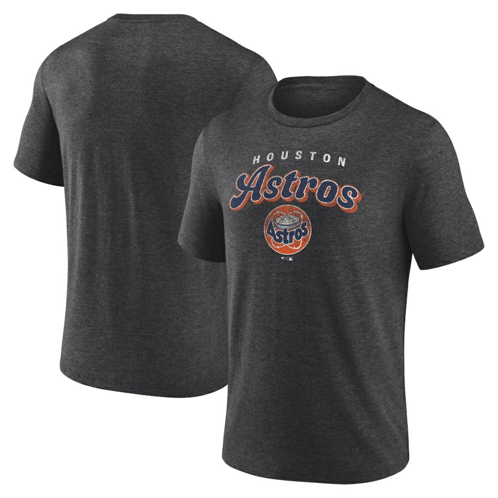 Houston Astros Wonderment Tri-Blend T-Shirt - Charcoal