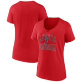 Los Angeles Angels Women's Victory Script V-Neck T-Shirt - Red