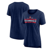Minnesota Twins Women's Power Swing Tri-Blend T-Shirt - Navy