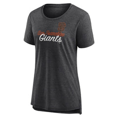 San Francisco Giants Women's Practice Time Tri-Blend T-Shirt - Gray
