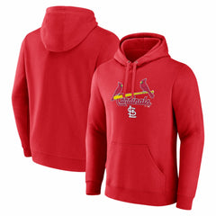 St. Louis Cardinals Team Lockup Pullover Hoodie - Red